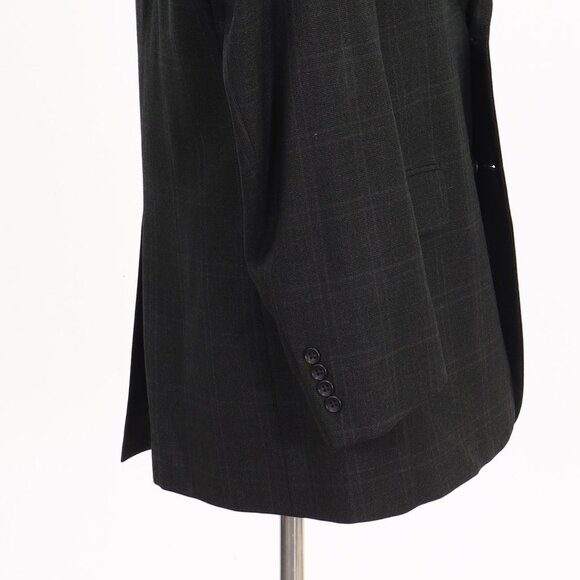 Jos. A. Bank 42L Green Check 2-Button Sport Coat Blazer Jacket B796 - Picture 6 of 11